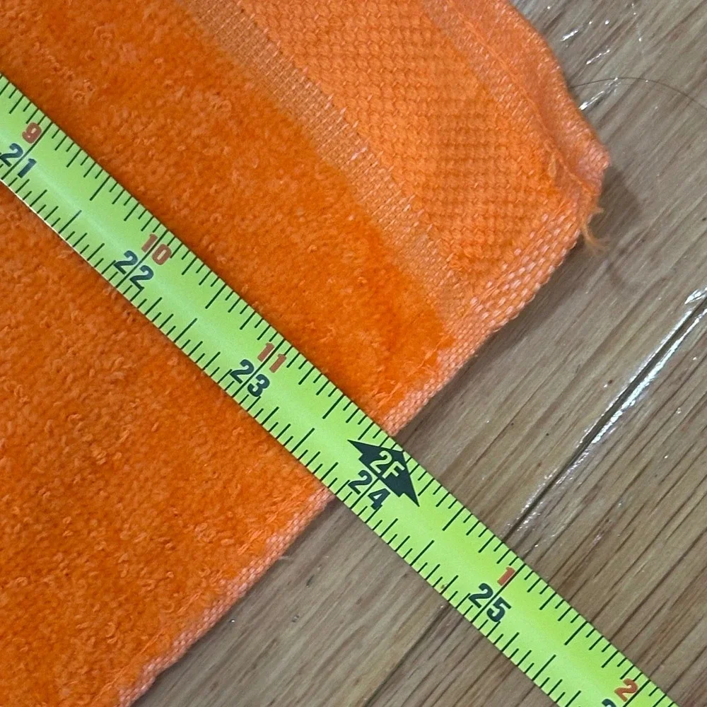 Cannon Monticello Vintage Orange Made In USA Value Size Bath Towel
